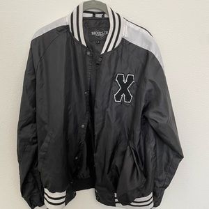 Black Brooklyn Standard varsity jacket